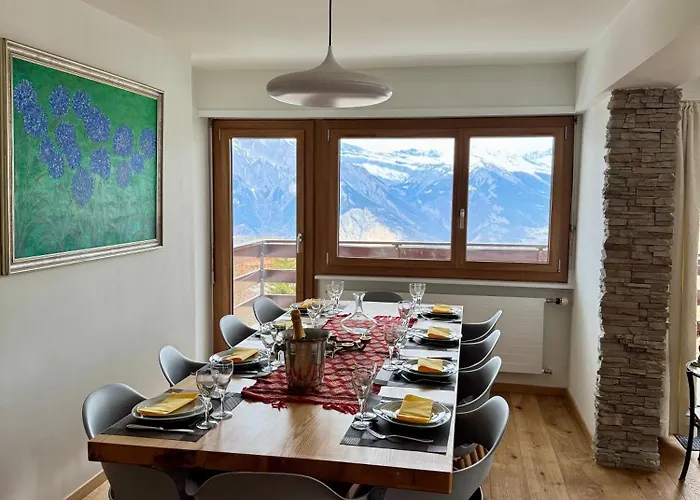 2 Bed In Out La Tzoumaz Verbier Lejlighed *