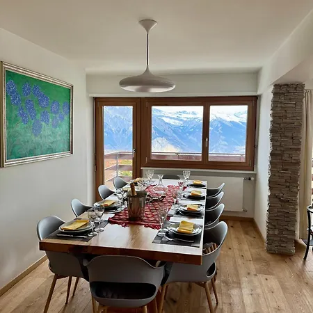 2 Bed In Out La Tzoumaz Verbier Appartamento *